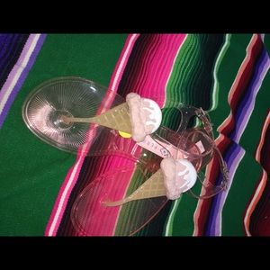 New Katy Perry Ice cream jelly sandals Sz 9 sweet